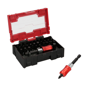 Set di Punte in Acciaio Cromo Vanadio con Adattatore Rapido, 32 Pezzi - Product Image 1