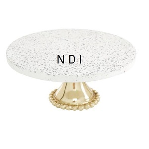 Soporte de pastel de mármol de último diseño, Navidad, bodas, celebraciones, taza redondeada, Soporte para servidor de pastel - Product Image 2