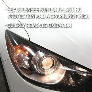 Composé de polissage pour <span class=keywords><strong>phares</strong></span> 4X, élimination des rayures des lentilles automobiles, éclaircissement, revêtement transparent, restauration, 200 ml X-1114B - Product Image 5