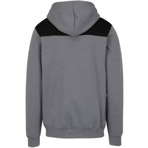 Fabricant personnalisé Streetwear Patchwork broderie bloc de couleurs couture Boxy sweat à capuche court pour hommes Streetwear sweats à capuche de luxe - Product Image 2