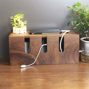 Wooden <b>Router</b> & <b>Wire</b> Storage Box | Handmade Premium Quality | Factory Wholesale Bulk Rate - Product Image 2
