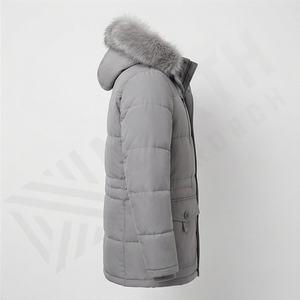 Veste d'hiver chaude décontractée pour homme, parka réversible, veste matelassée à capuche, imperméable, streetwear, taille plus, manteau en coton épais, vêtements d'extérieur - Product Image 3