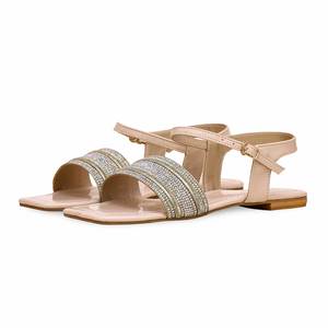 Golden Fancy Sandalia FN5977 Punta abierta Tobillo Correa Tacones Plataforma Moda Satén Superior PU Plantilla para actividades al aire libre de verano - Product Image 3