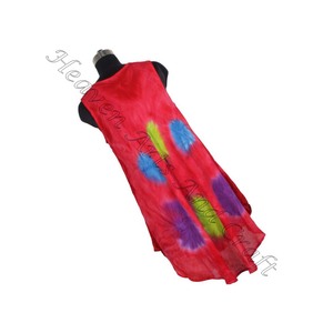 Vestido largo de rayón con lazo para mujer, traje holgado bohemio para playa y fiesta - Product Image 5