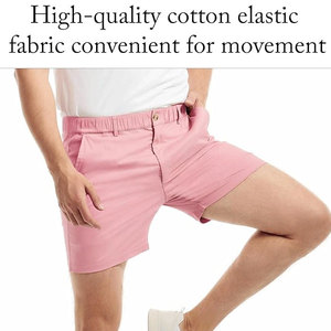 Bermuda chino personnalisé de haute qualité, écologique et uni, vêtements de rue d'été pour hommes - Product Image 5