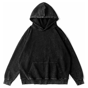 Custom Acid <b>Washed</b> Men's Hoodie Winter Sweatshirt Logo Printing Polyester/Cotton Streetwear Screen Print Hoodie Usaze Sports - Product Image 6