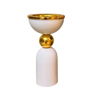 Difusor de soporte de incienso para decoración del hogar, soporte de incienso de Metal blanco y dorado de la más alta calidad, quemador de mesa Bakhoor, precio más bajo - Product Image 1