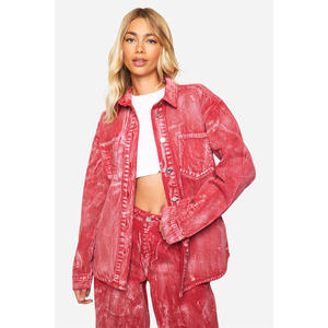 Chaquetas Vaqueras Personalizadas para Mujer, Chaqueta Vaquera de Alta Calidad con Logotipo Personalizado, Venta al Por Mayor de Ropa - Product Image 6