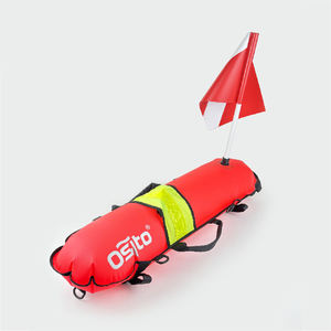Boya de <span class=keywords><strong>Pesca</strong></span> <span class=keywords><strong>Submarina</strong></span> DPR, Flotador de Seguridad Inflable para Buceo con Correa Reflectante para Buceo de Superficie - Product Image 2
