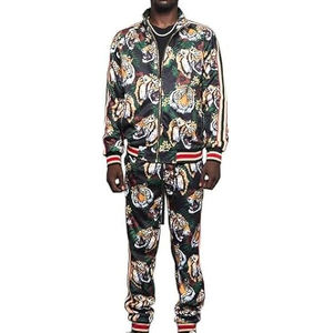 Conjunto deportivo completo de poliéster con cierre de cremallera, transpirable, ligero, informal, atlético, para correr, gimnasio. - Product Image 2