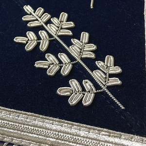 Delantal masónico de Regalia bordado a mano, delantal de Posada azul maestro pasado, terciopelo blanco y azul marino, servicio OEM - Product Image 4