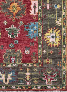 Alfombras Anudadas a Mano de Lana Premium Estilo Antiguo 8x14 9x12 Multicolor Alfombra de Oración Hecha a Mano para Hogar y Sala de Estar CR26 - Product Image 2