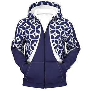 เสื้อมีฮู้ดแบบสวมหัวโอเวอร์ไซส์ไม่มีเชือกเสื้อมีฮู้ดผ้าฝ้าย100% ธรรมดาระบายความร้อนแบบไม่มีเชือก - Product Image 4