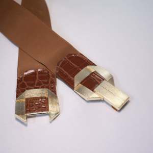 Cinturón Elástico de Metal con Hebilla Dorada - Product Image 3