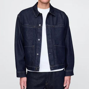 Veste en jean d'hiver de style optimal, taille standard, veste pour homme de haute qualité, logo frontal personnalisable, respirante, fabriquée dans un bon matériau - Product Image 1