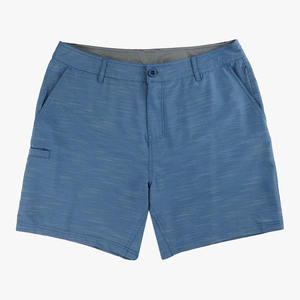 Shorts cargo athlétiques pour hommes en gros, tissu en toile 100% polyester, fermeture à cordon, séchage rapide, respirant - Product Image 4