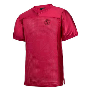 Camiseta de Fútbol Americano de Manga Corta, Transpirable, Diseño Personalizado, 100% Poliéster, Personalizable, Superventas - Product Image 1