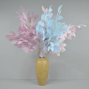 Usine de haute qualité <span class=keywords><strong>prix</strong></span> de gros feuilles de Ficus artificielles feuilles d'<span class=keywords><strong>olivier</strong></span> artificielles <span class=keywords><strong>tige</strong></span> unique plantes décoratives au toucher réel - Product Image 5