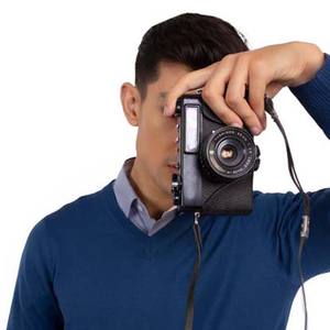 Pull en maille à manches longues décontracté pour homme, chaud pour l'hiver, 100% coton, polaire, col rond, anti-froissement, anti-rétrécissement, logo sur le devant - Product Image 2