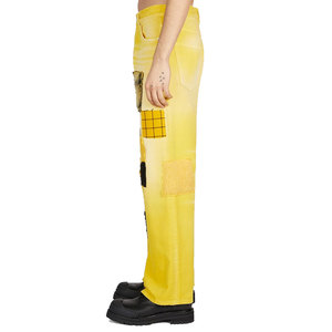 Pantalones Deportivos Holgados Unisex con Cordón, Estilo Urbano, Pantalones de Chándal de Mohair para Hombre, Pantalones Anchos de Mohair con Corte Acampanado - Product Image 3