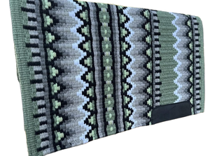 Couverture de Selle Western à Motif Ethnique, Tissée à la Main, Design Tribal, Rembourrage en Laine de Nouvelle-Zélande, Tapis de Selle Élégant - Product Image 4