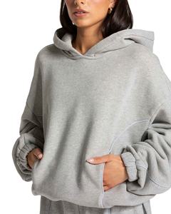 Nueva llegada Premium mujer pulóver chándal 100% algodón suave tejido elástico perfecto para Estilo de vida activo y momentos de ocio - Product Image 3