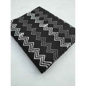 Tissu de voile imprimé en coton pur biologique, fil peigné pour la décoration intérieure, sacs de tapisserie d'ameublement, style Cross-JBR227 - Product Image 1