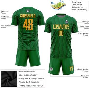 Nuevo estilo, uniforme de fútbol profesional para niños, 100% poliéster, calidad Premium, Color sólido, calidad Premium, último diseño a la venta - Product Image 3