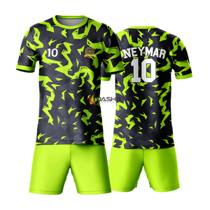 2024 vente en gros 100% maillots de football en polyester Sublimation personnalisée hommes adultes formation vêtements de football - Product Image 3