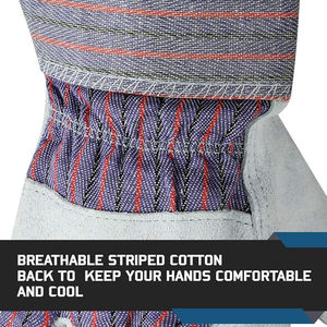 Gants de travail en cuir de vachette fendu haute Performance vente chaude sécurité industrielle Protection des mains Applications de soudage Aramide - Product Image 2