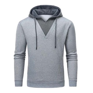 Sudadera con Capucha de Felpa Francesa con Logotipo Personalizado Bordado para Hombre, Algodón, Ecológica, Informal, Estilo Urbano, Diseño de Moda 2026 - Product Image 1