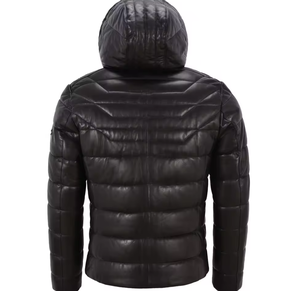 Chaqueta de Invierno de Piel de Oveja Genuina Personalizable ESPRIT, Chaqueta Acolchada Cálida de Alta Gama con Cuello Alto y Capucha Extraíble, Chaqueta Acolchada OEM - Product Image 6