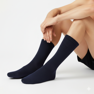 Wholesale High Quality Breathable <b>Colorful</b> Cotton Crew Men <b>Socks</b> Athletic Casual Spring Customizable Logo Design Made in Turkey - Product Image 5