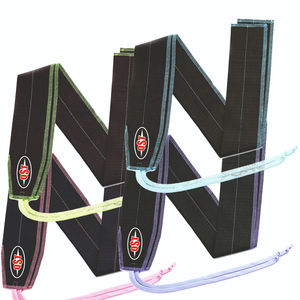 Pulseras resistentes de diseño personalizado para levantamiento de pesas Fuerza de agarre y entrenamiento de gimnasio Envolturas de ejercicio de seguridad de fitness estirables - Product Image 3