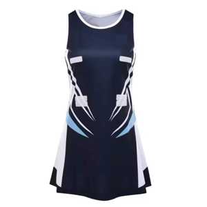 Jersey de Netball con estampado elegante con material que absorbe la humedad Tela transpirable de color personalizable para partidos intensos - Product Image 3