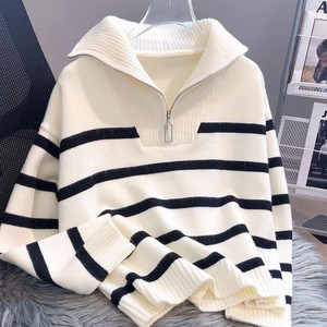 Pull Femme Casual Respirant Solide Half Zip Sweatshirt Oversized Cotton Crew Neck Blank Crewneck Half Zip Hoodies - Product Image 6