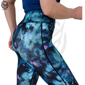 Personalizado de alta cintura Control de barriga al aire libre Fitness entrenamiento pantalón deportes gimnasio Leggings Butt Lift Yoga Leggings - Product Image 3