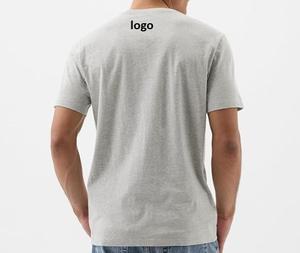 T-shirt unisexe personnalisé coton nouvelle mode t-shirt à séchage rapide pas cher de haute qualité confortable 100% coton couleur personnalisée t-shirts pour hommes - Product Image 3