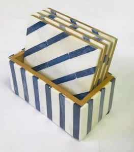 Sous-verre de tasse à thé de couleur personnalisée de la meilleure conception Incrustation d'os de style classique Tapis et serviettes de cuisine pour la maison pour le bureau - Product Image 3