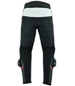 Pantalon de moto en cuir pour homme, respirant, coupe-vent, grande taille, avec genouillères, élégant - Product Image 2