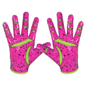 Gants de récepteur de Football américain pour jeunes Tissu respirant Logo de couleur personnalisable de haute qualité professionnel Multi-fonctionnel - Product Image 3