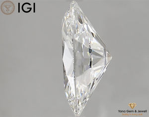 Brilla cada momento 4,51 CT. Lab Grown CVD Diamond Oval Cut 13,82 MM E VVS2 IGI Certificado para joyería clásica - Product Image 6
