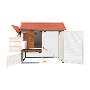 Clapier en bois pour lapins, grand poulailler, maison pour lapins, résistant aux intempéries, intérieur et extérieur - Product Image 2