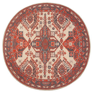 Tapis de style uni tissé Adiva pour la maison en coton turc lavable avec support en polyester antidérapant pour salon et chambre à coucher - Product Image 4