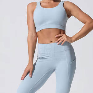 Conjunto de Yoga Deportivo para Mujer, Material Sin Costuras, Duradero y Transpirable, Diseño Personalizado - Product Image 3