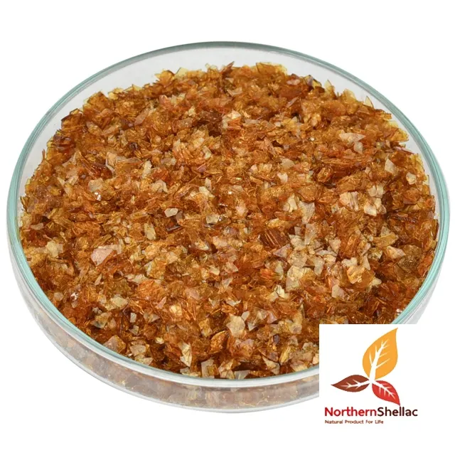 YELLOWISH BROWN CLEAR CRUSHED FLAKE 1000g from Premium Lac Thailand Export Grade Global Brand Ready to Ship