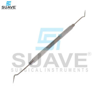Outils de nettoyage endodontique dentaire Crochet double parodontal dentaire en acier inoxydable avec détartreur par SUAVE SURGICAL INSTRUMENTS - Product Image 2