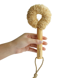 Cepillo de Limpieza con Mango de Madera para Botellas, Tazas, Platos y Ollas, Ideal para la Cocina del Hogar - Product Image 3