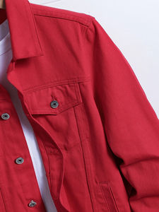 Chaqueta Vaquera Elegante para Hombre, Ropa Casual, Venta al por Mayor OEM, Chaqueta Vaquera de Algodón de Alta Calidad para Hombre, Mezclilla Personalizada para Venta, Chaquetas para Hombre - Product Image 5