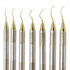 Juego de 7 Piezas de Curetas Dentales Manuales para Limpieza Dental, Curetas Gracey Periodontales, Curetas de Hueso, Herramientas de Blanqueamiento Dental para el Cuidado Bucal - Product Image 5